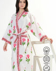 Cotton Kimono - Pink - Hi Handmade