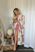 Cotton Kimono - Pink