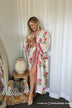 Cotton Kimono - Pink - Hi Handmade