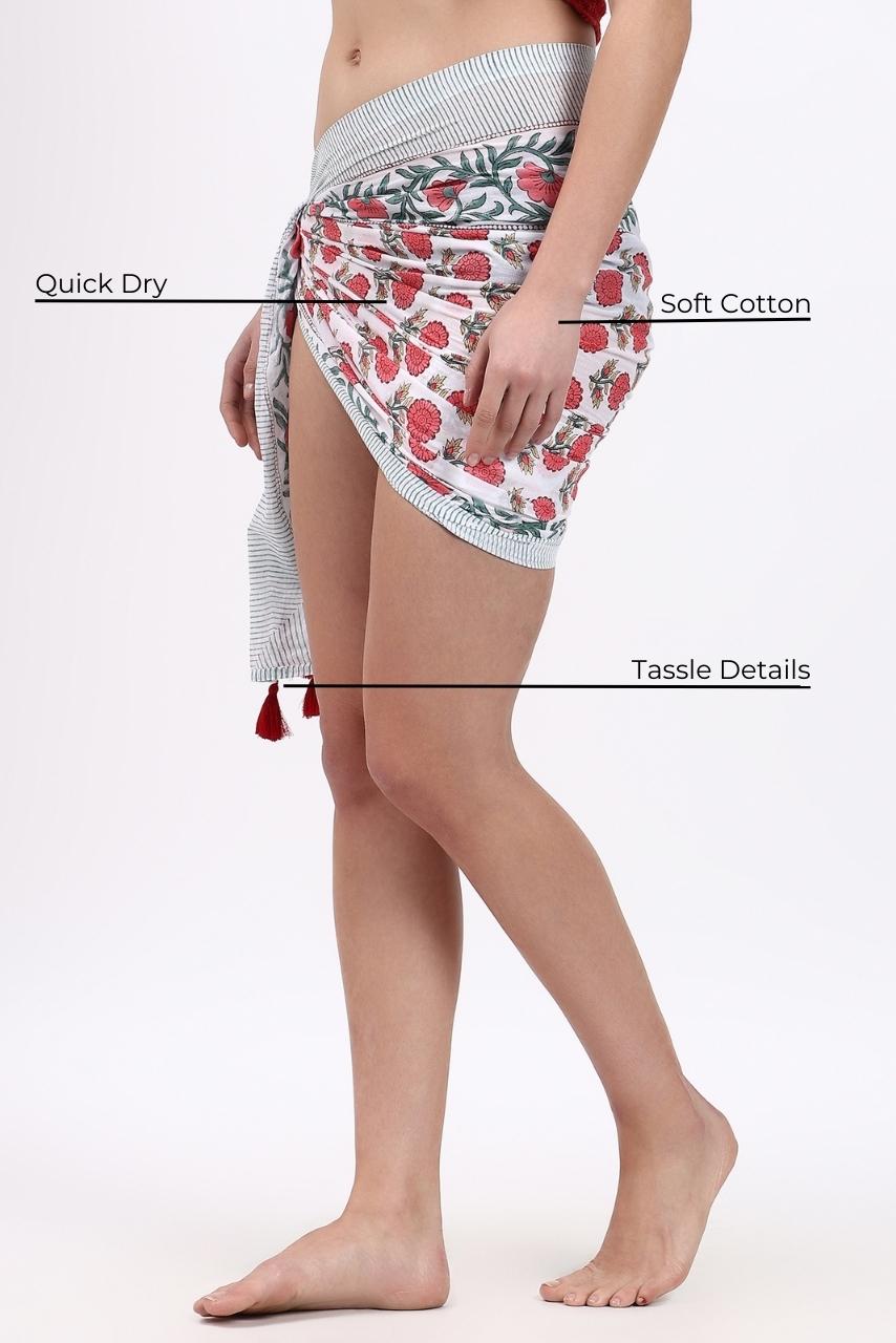 Cotton Sarong - Sunflower - Hi Handmade