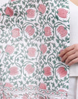 Cotton Scarf - Lotus - Hi Handmade