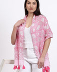 Cotton Scarf - Pink - Hi Handmade