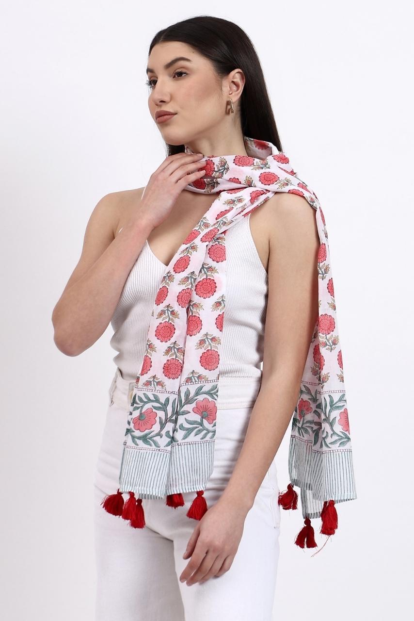 Cotton Scarf - Sunflower - Hi Handmade