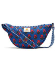 Cotton Sling Bag - Blue - Hi Handmade