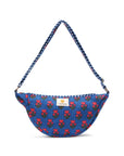 Cotton Sling Bag - Blue - Hi Handmade