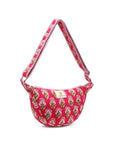Cotton Sling Bag - Pink - Hi Handmade