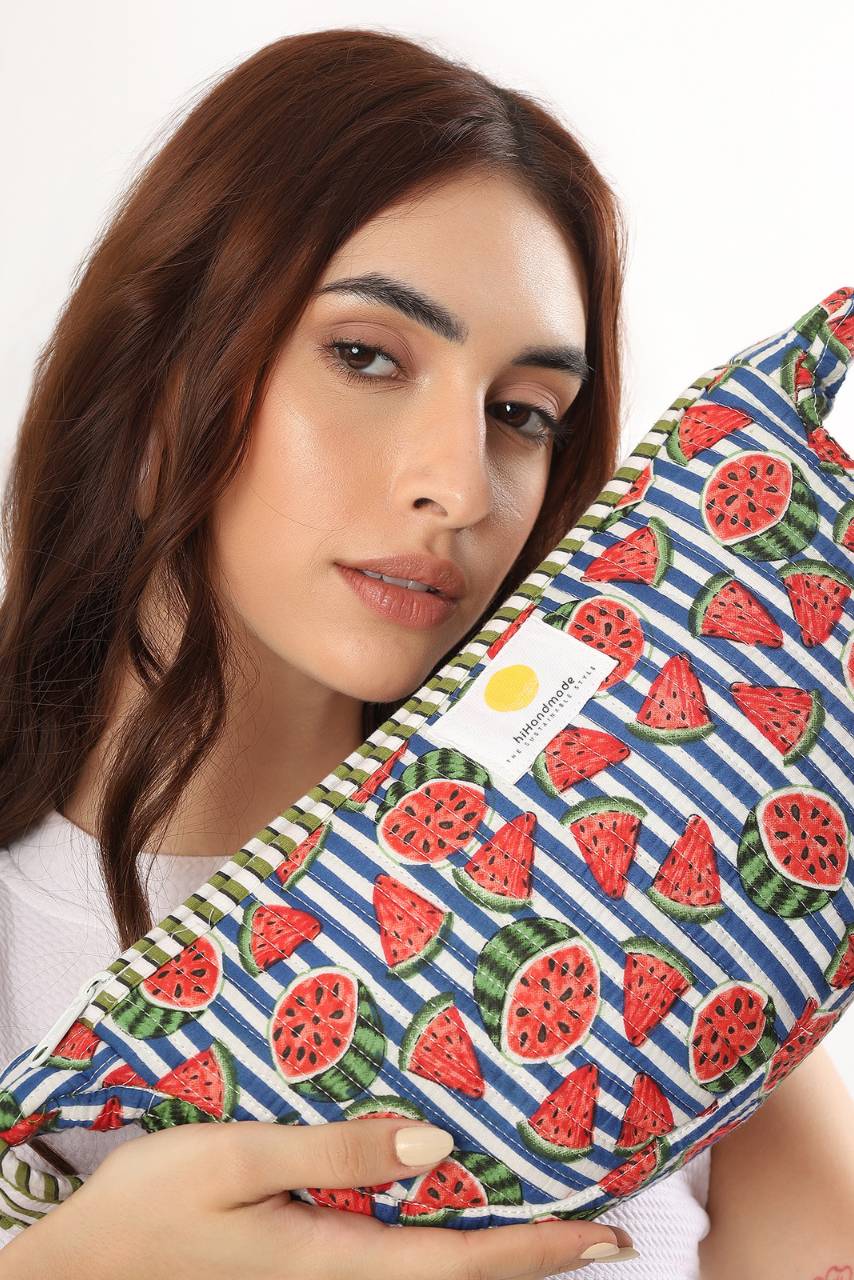 Cotton Sling Bag - Watermelon - Hi Handmade