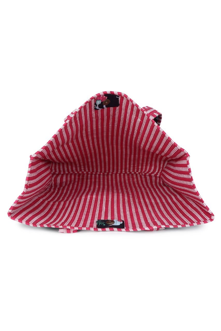 Cotton Tote Bag - Black - Hi Handmade