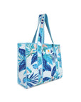 Cotton Tote Bag - Flamingo Blue - Hi Handmade