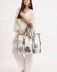 Cotton Tote Bag - White - Hi Handmade