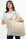 Cotton Tote Bag With Zip - Ivory - Hi Handmade