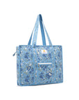 Cotton Tote Bag With Zip - Sahiba Floral - Hi Handmade
