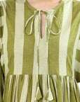 Dia Midi Dress - Olive Ribbon - Hi Handmade
