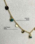 Elegant Emerald - Necklace - Hi Handmade