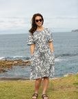 Foliage Kiara Midi Dress - Hi Handmade