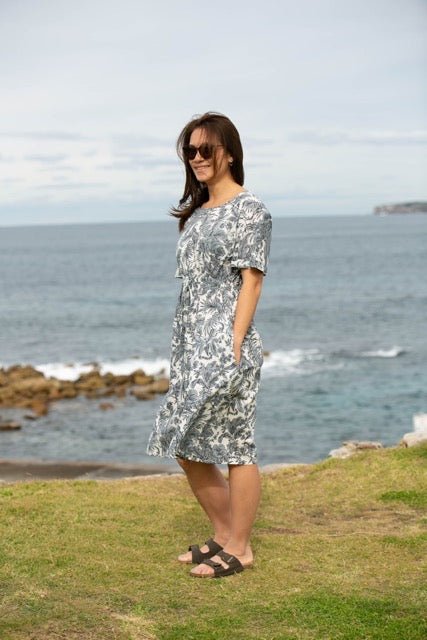 Foliage Kiara Midi Dress - Hi Handmade