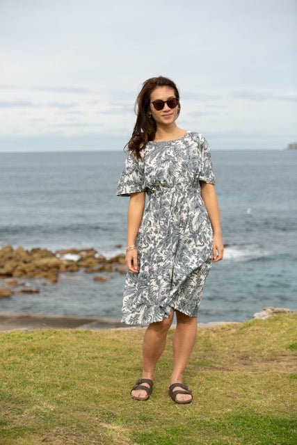 Foliage Kiara Midi Dress - Hi Handmade