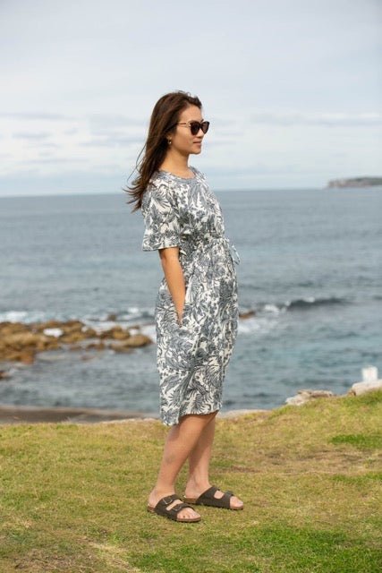 Foliage Kiara Midi Dress - Hi Handmade