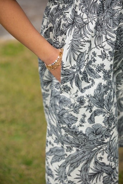 Foliage Kiara Midi Dress - Hi Handmade