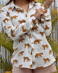 Gender Neutral Print Shirt - Cheetah - Hi Handmade