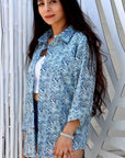 Gender Neutral Print Shirt - Cronulla Waves - Hi Handmade
