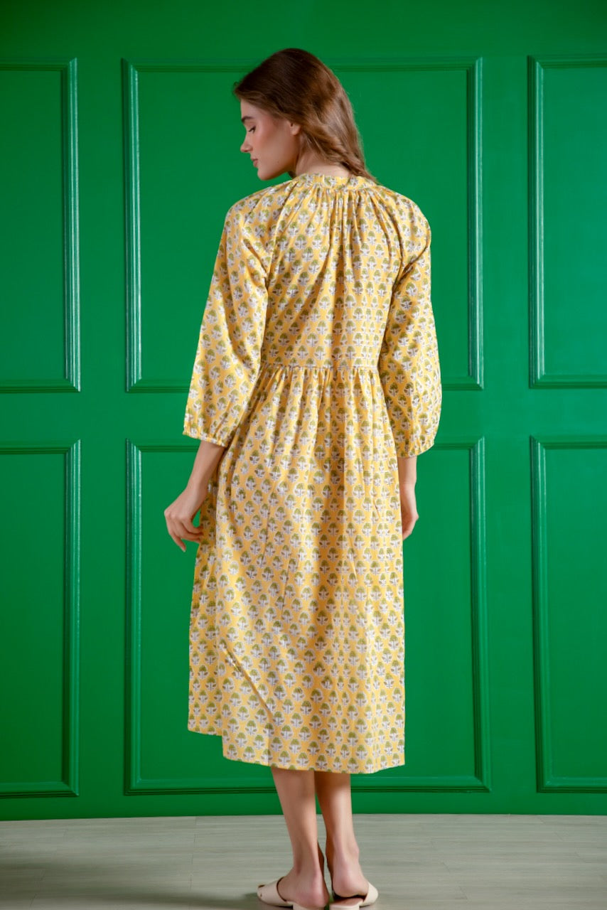 Sia Maxi Dress - Sun Yellow