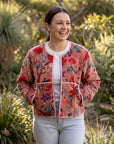 Cara Velvet Jacket - Blush