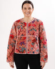Cara Velvet Jacket - Blush