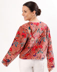 Cara Velvet Jacket - Blush