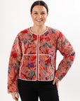 Cara Velvet Jacket - Blush