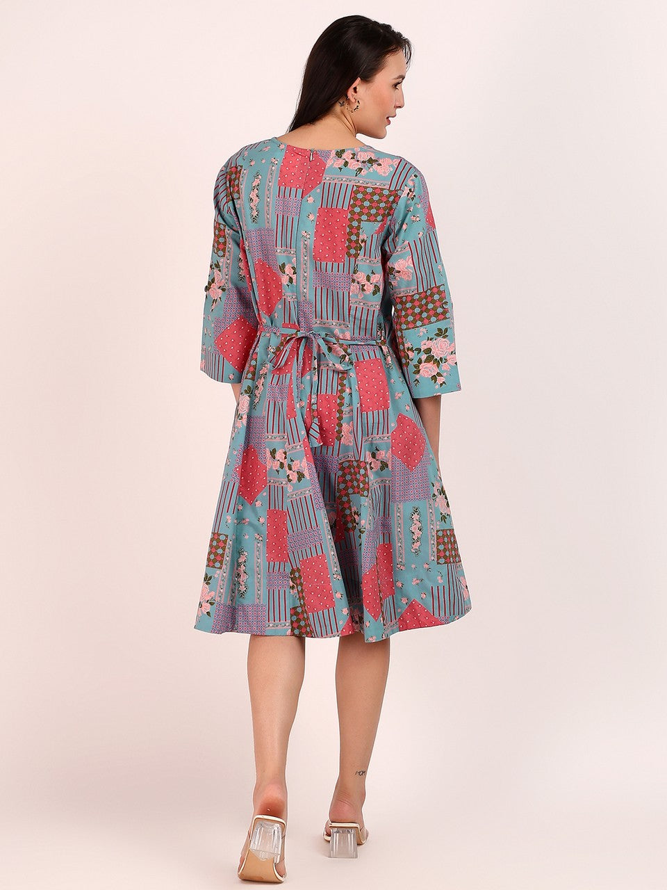 Panel Midi Dress