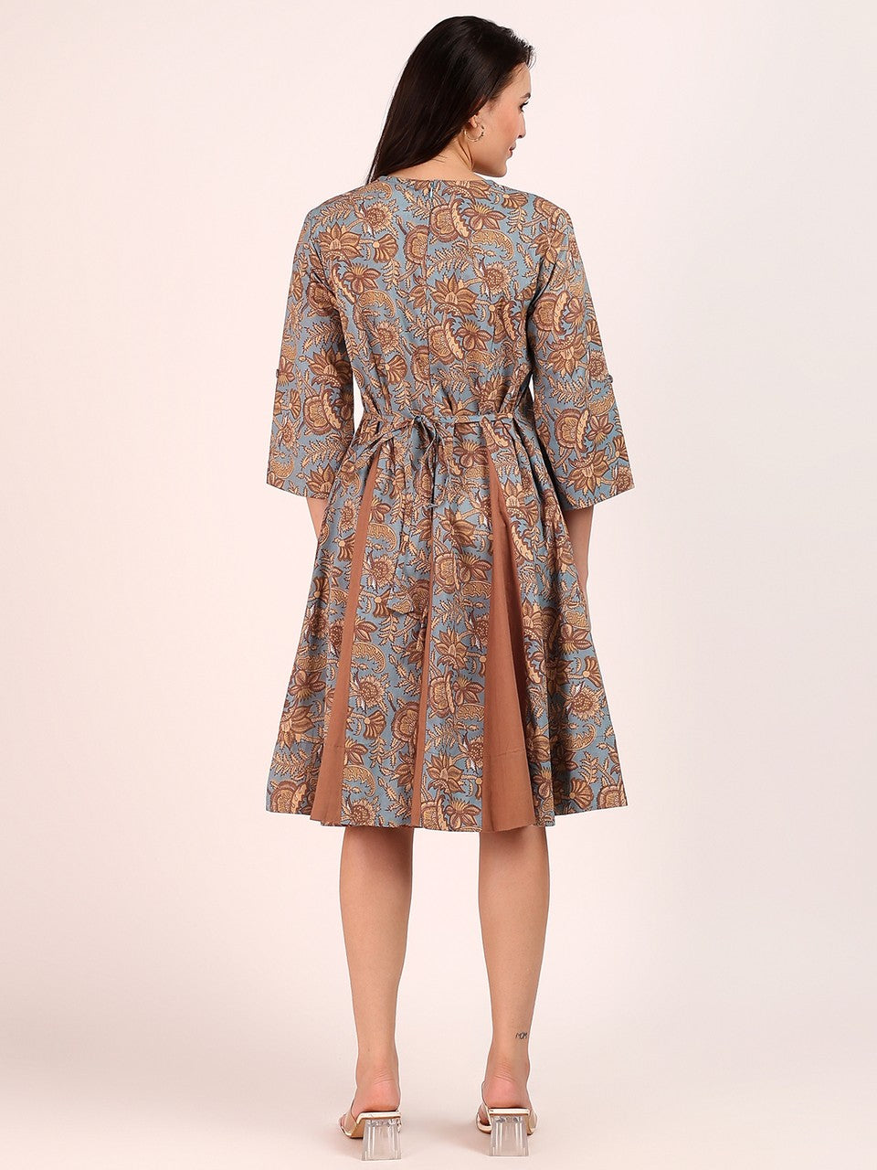 Panel Midi Dress