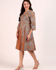 Panel Midi Dress