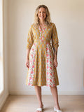 Panel Midi Dress