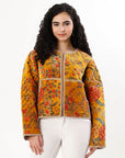 Cara Velvet Jacket - Mustard