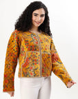 Cara Velvet Jacket - Mustard