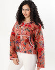 Cara Velvet Jacket - Blush
