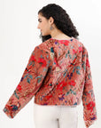 Cara Velvet Jacket - Blush