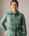 Sia Shirt Dress - Fern Bay