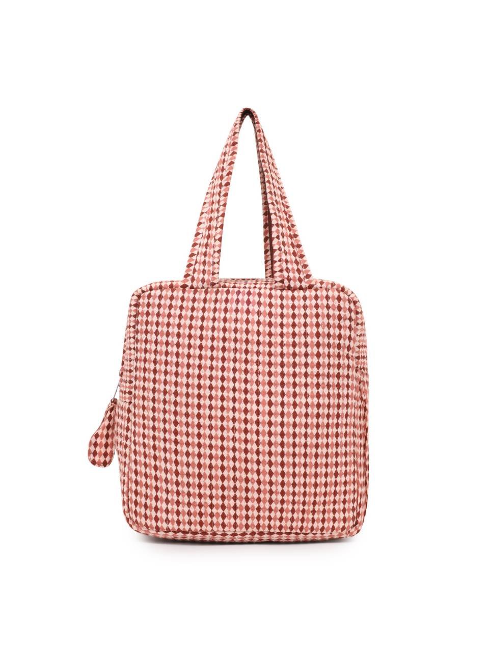 Insulated Lunch Bag - Argyle Sand - Hi Handmade