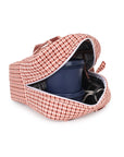 Insulated Lunch Bag - Argyle Sand - Hi Handmade