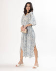 Lia Lounge Dress - Reflective Daisy - Hi Handmade