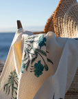Lilly Print Beach Towel - Hi Handmade