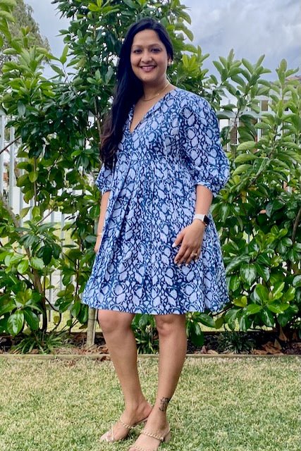 Mona Darling Short Dress - Hi Handmade