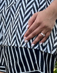 Mono Chevron Co - ord Short Set - Hi Handmade