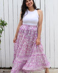Multiway Maxi Skirt - Jacaranda - Hi Handmade