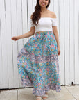 Multiway Maxi Skirt - Lagoon Blue - Hi Handmade