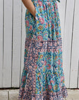 Multiway Maxi Skirt - Lagoon Blue - Hi Handmade