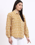 Panel Shirt - Mustard - Hi Handmade