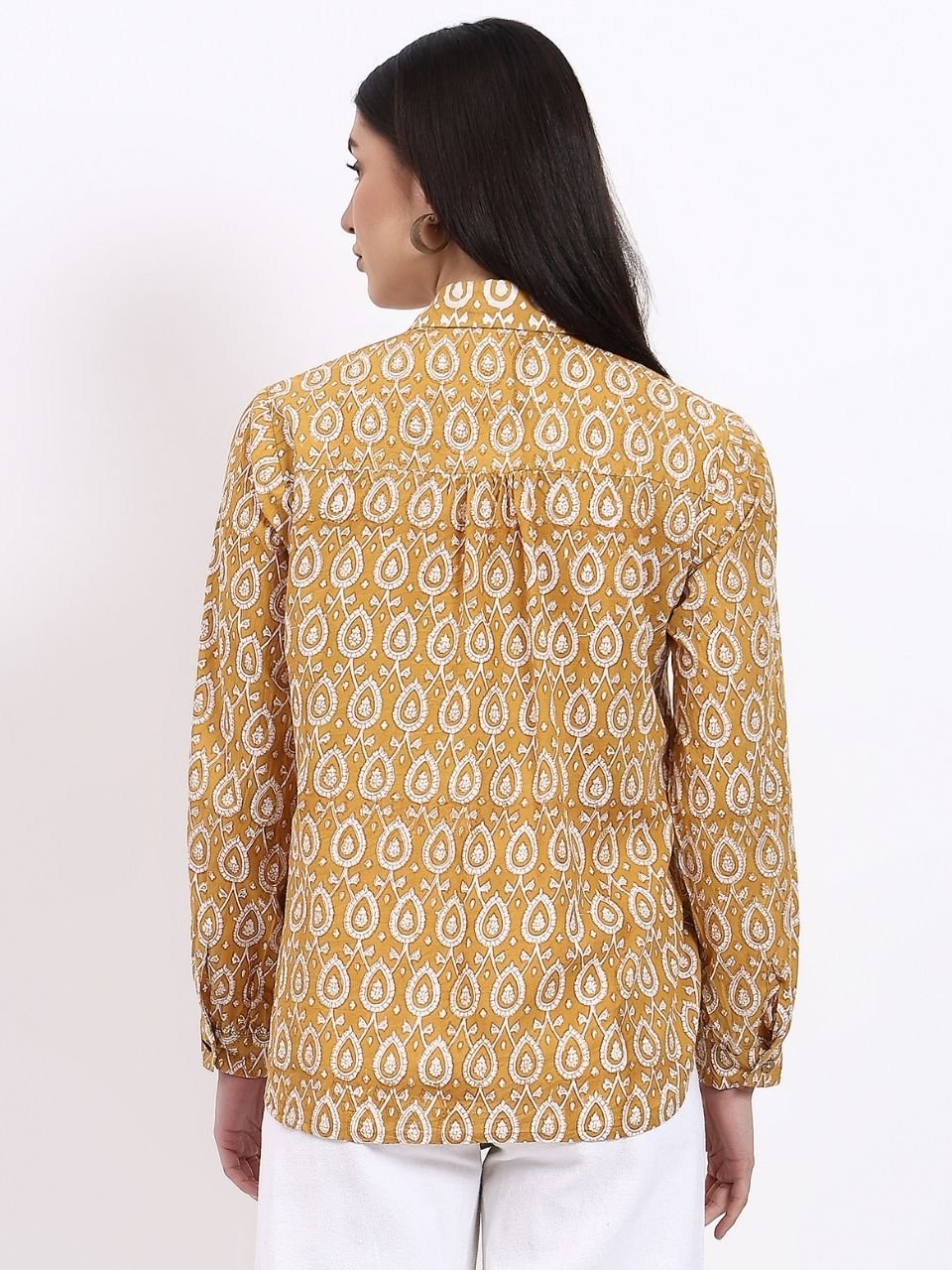 Panel Shirt - Mustard - Hi Handmade